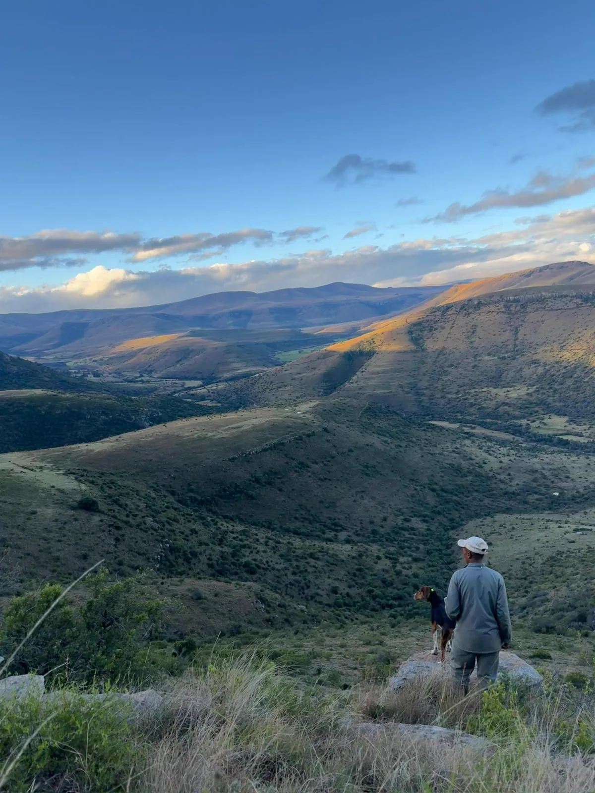 Wide mountain landscape in the Eastern Cape
